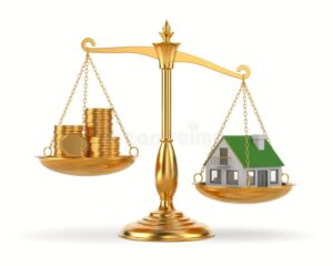 Quelle Option Choisir Entre Per Sortie En Rente Ou Capital 41 balance avec sacs dargent et maison