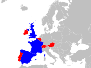 carte coloree des gains euromillions en europe