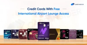 carte visa premier devant salon daeroport elegant