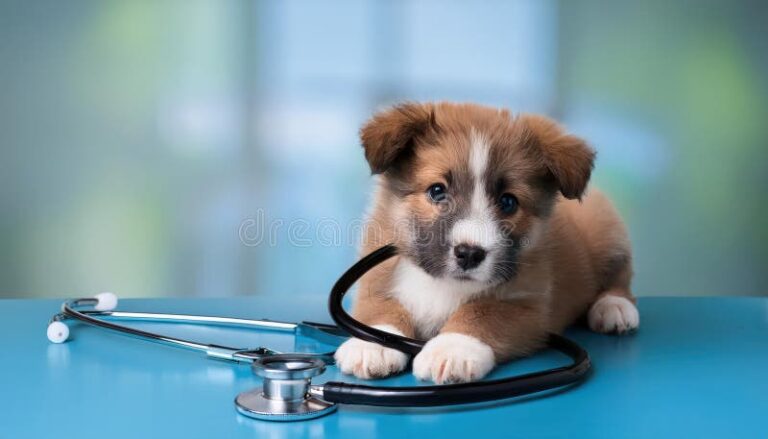 chien avec veterinaire en consultation chaleureuse