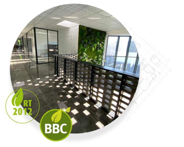 facade agence bancaire moderne saint pierre du perray