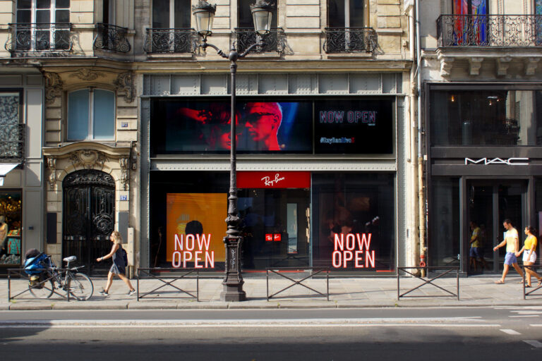 Où Trouver Une Boutique Ray-Ban Authentique À Paris 2 facade boutique ray ban authentique paris