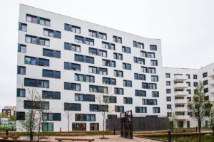 facade moderne residence etudiante asnieres