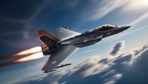 graphique dynamique de vol davion militaire moderne