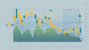 graphique dynamique illustrant la croissance boursiere