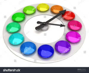 Jusqu'à Quelle Heure Peut-On Jouer à L'Euromillion Chaque Jour 21 horloge avec billets de loterie colores lumineux