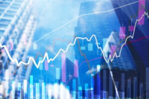 Quelles sont les caractéristiques des actions OFI Invest Immo Euro A 9 immeubles modernes avec graphiques financiers flous