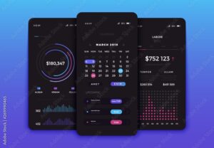interface utilisateur moderne avec icones dapplication