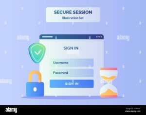 interface utilisateur securisee sur ecran dordinateur
