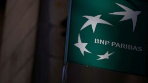 Qu'est-ce que le fonds BNP Paribas Easy Bloomberg Europe Defense  43 logo bnp paribas avec symbole defense europe