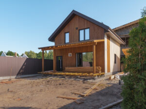 maison moderne cle en main en construction