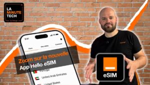 personne utilisant smartphone avec forfait mobile orange