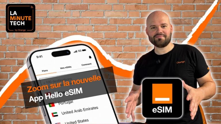 personne utilisant smartphone avec forfait mobile orange