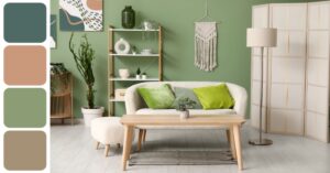 Comment Associer un Tableau Vert et Beige pour une Décoration Harmonieuse 28 salon elegant avec tableau vert et beige